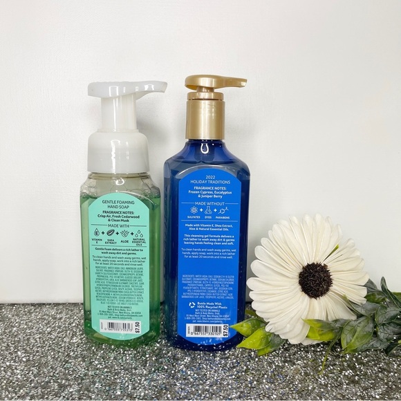 Bath & Body Works Hand Soap Snowy Alpine Mountain & Frozen Lake Winter NWT - Picture 4 of 4